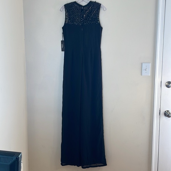 NWT. Lulus Small I Turn To You Black Sequin Jumpsuit. - Picture 12 of 16